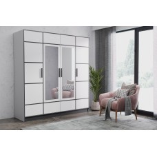 Skapis ROJ 206 II, balts